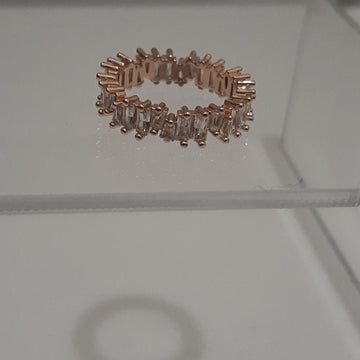 Rose Gold Jagged Ring