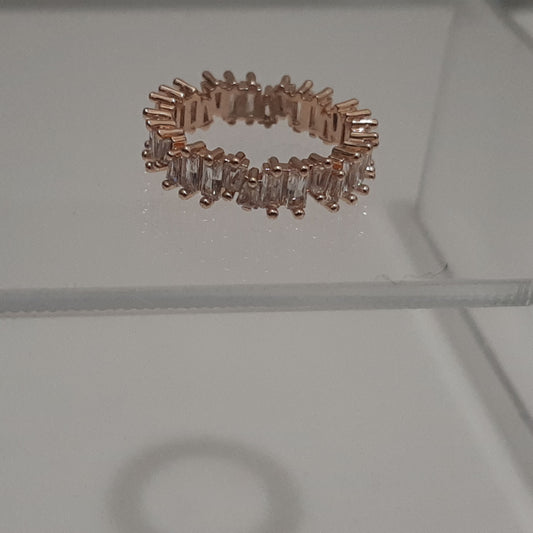 Rose Gold Jagged Ring