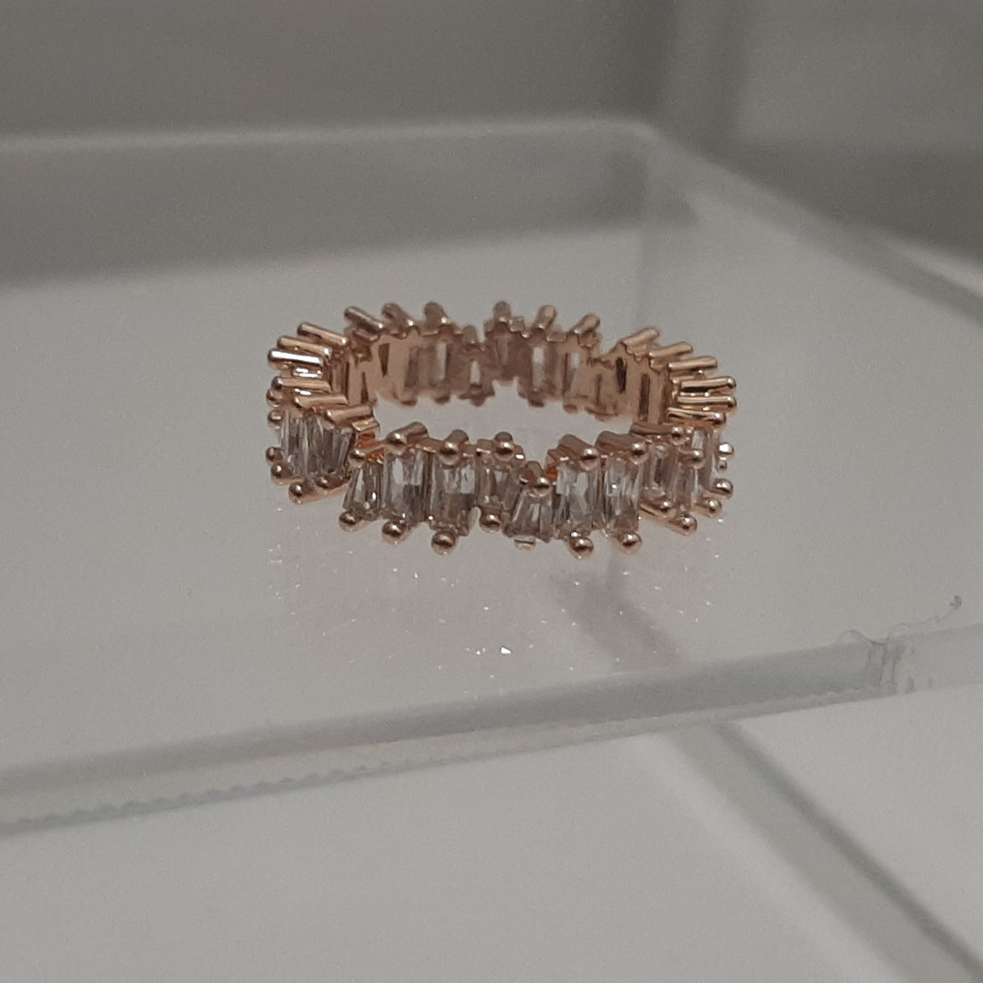 Rose Gold Jagged Ring