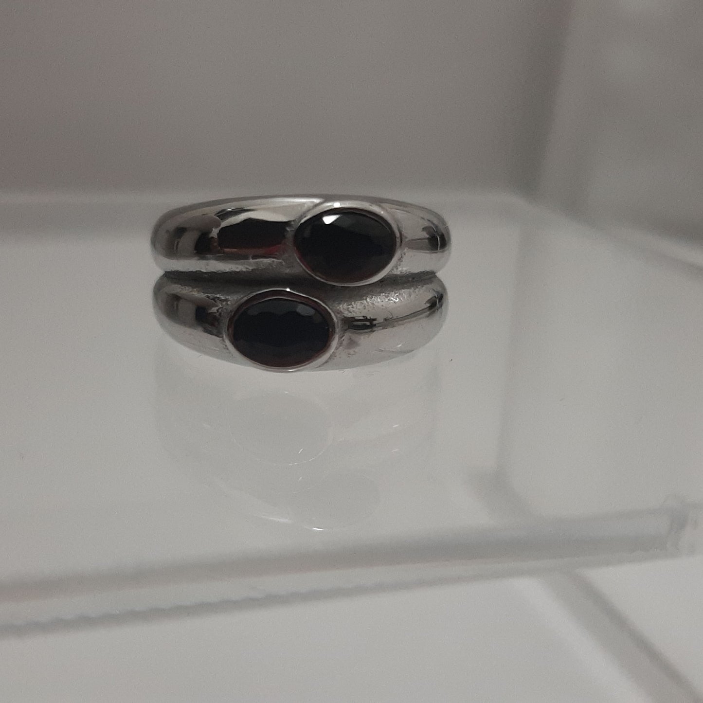 Black Stack Ring