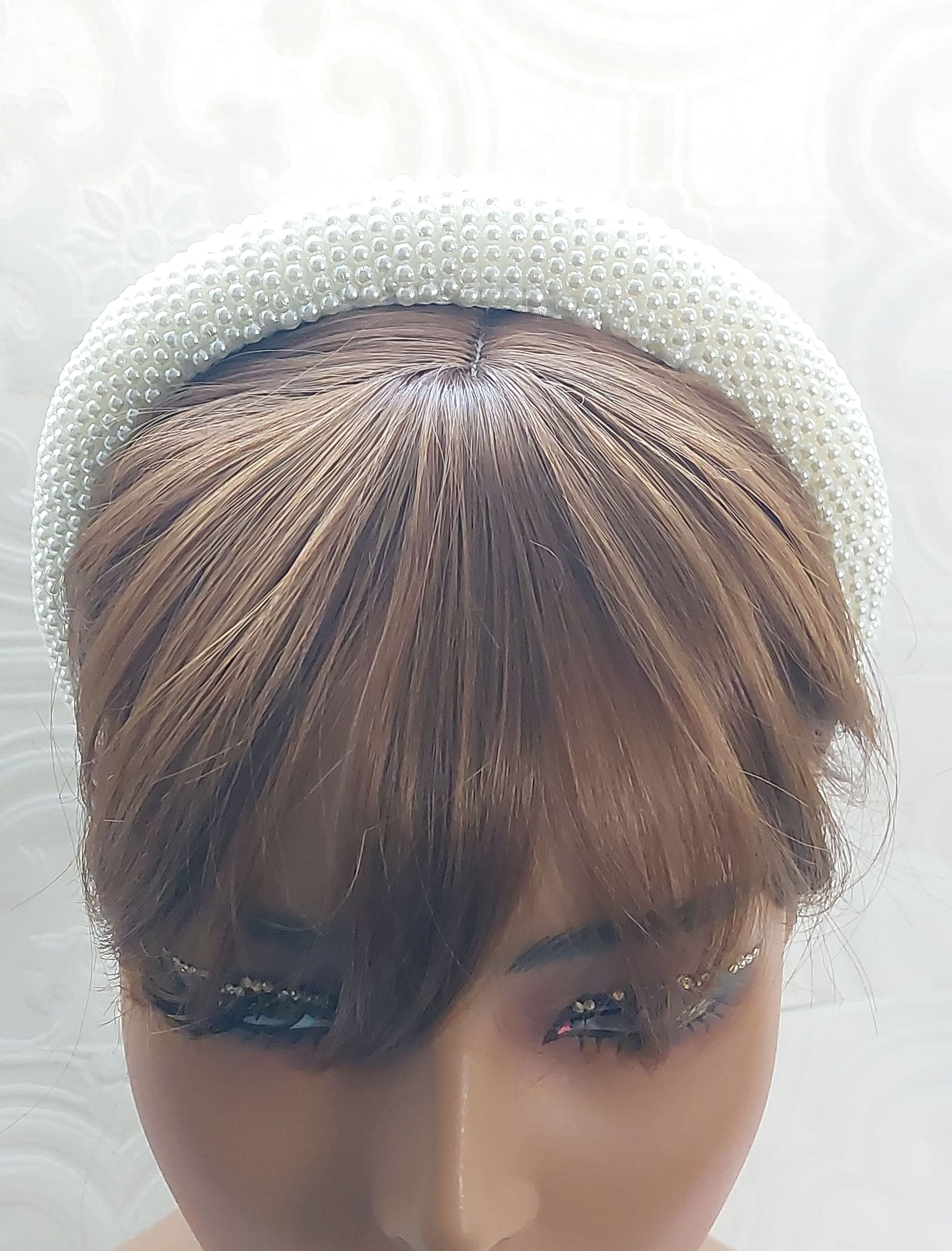 Multiple Rows Pearl Headband