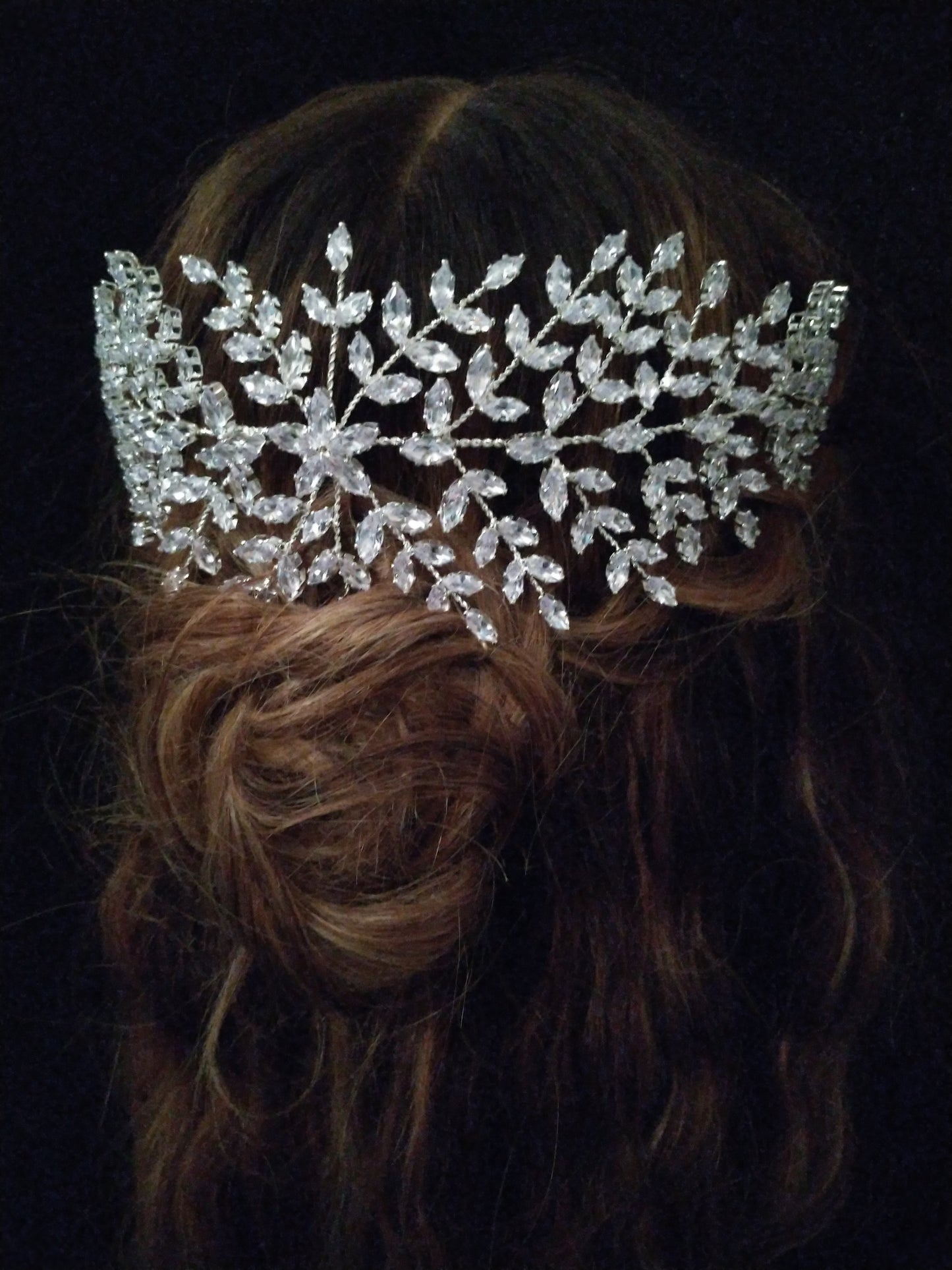 Cubic Zirconia Haircomb