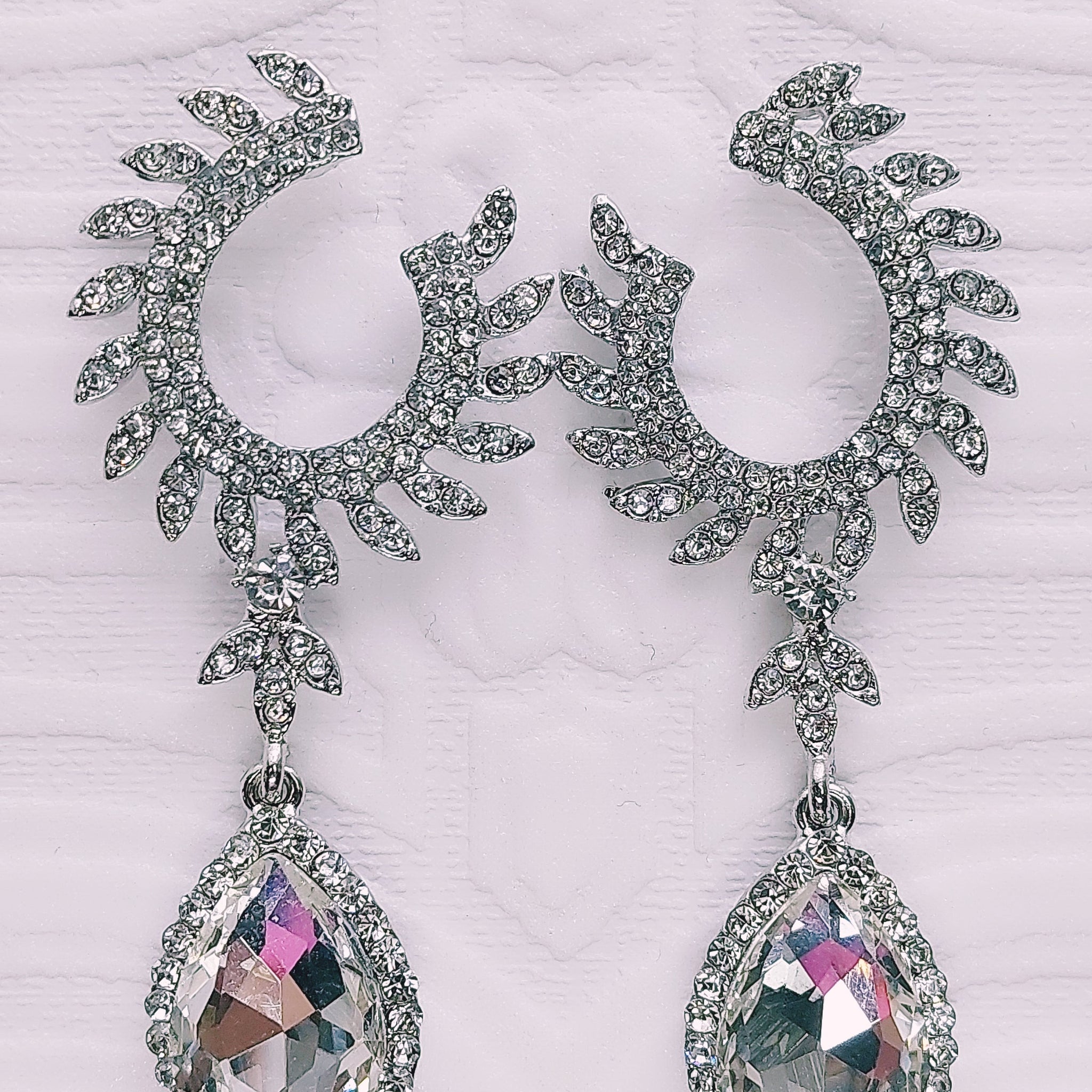 Vine and Teardrop Earrings