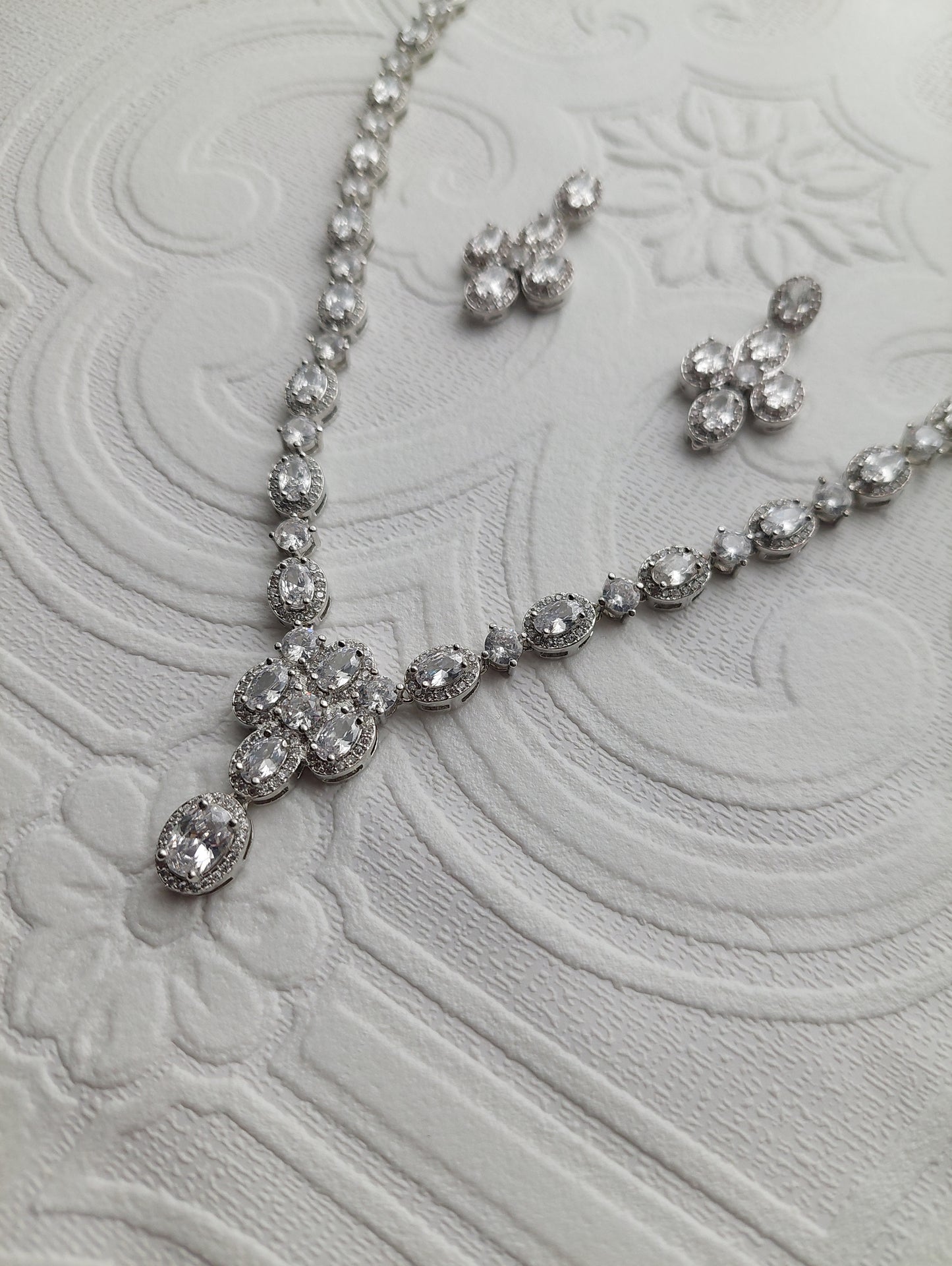 Wedding Earrings Necklace Set