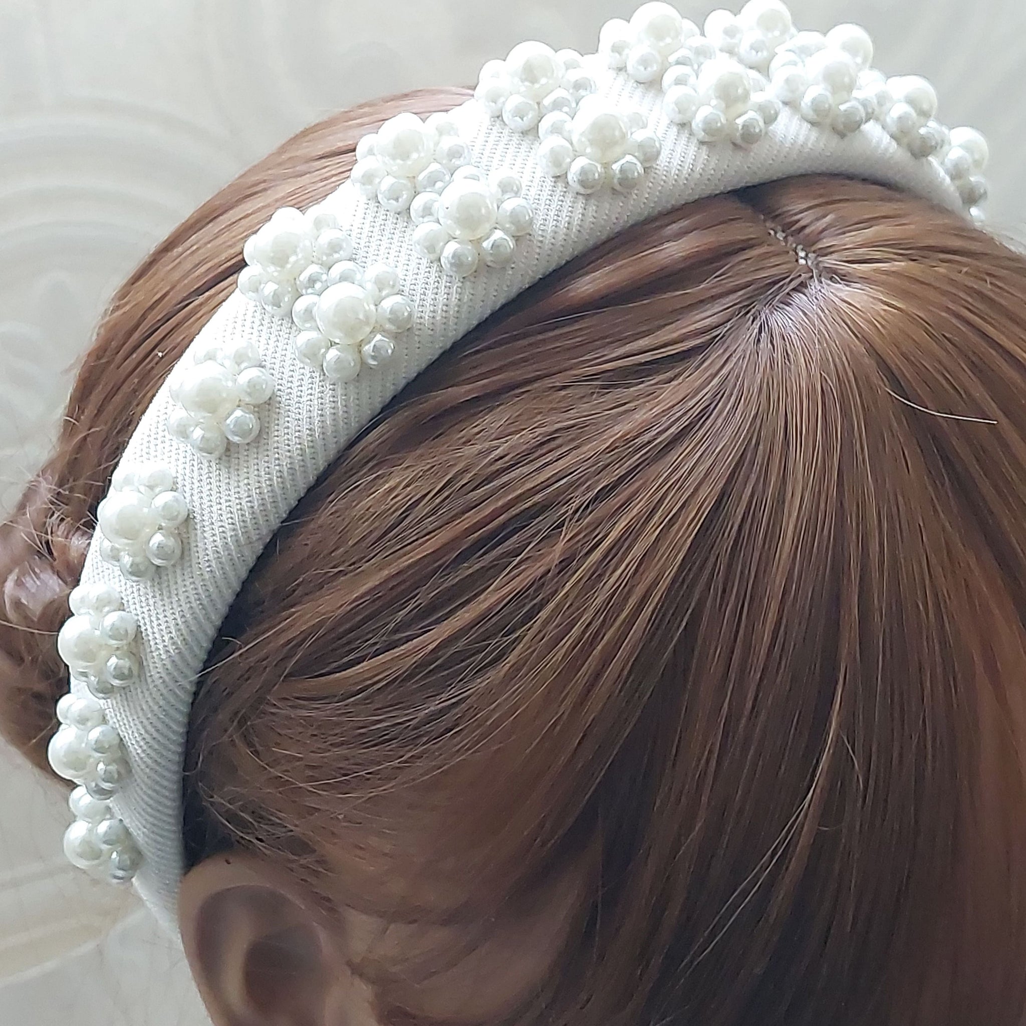 Cluster Pearl Headband