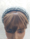 Wide Crystal Headband - HANDMADE