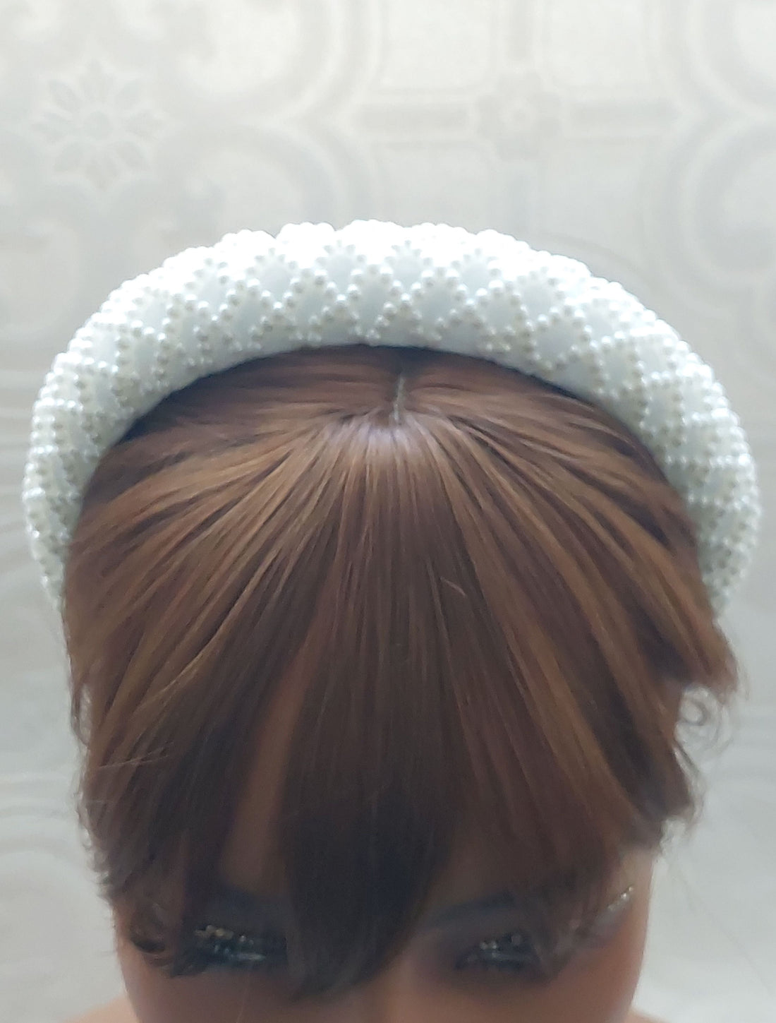 Pearl Grid Headband