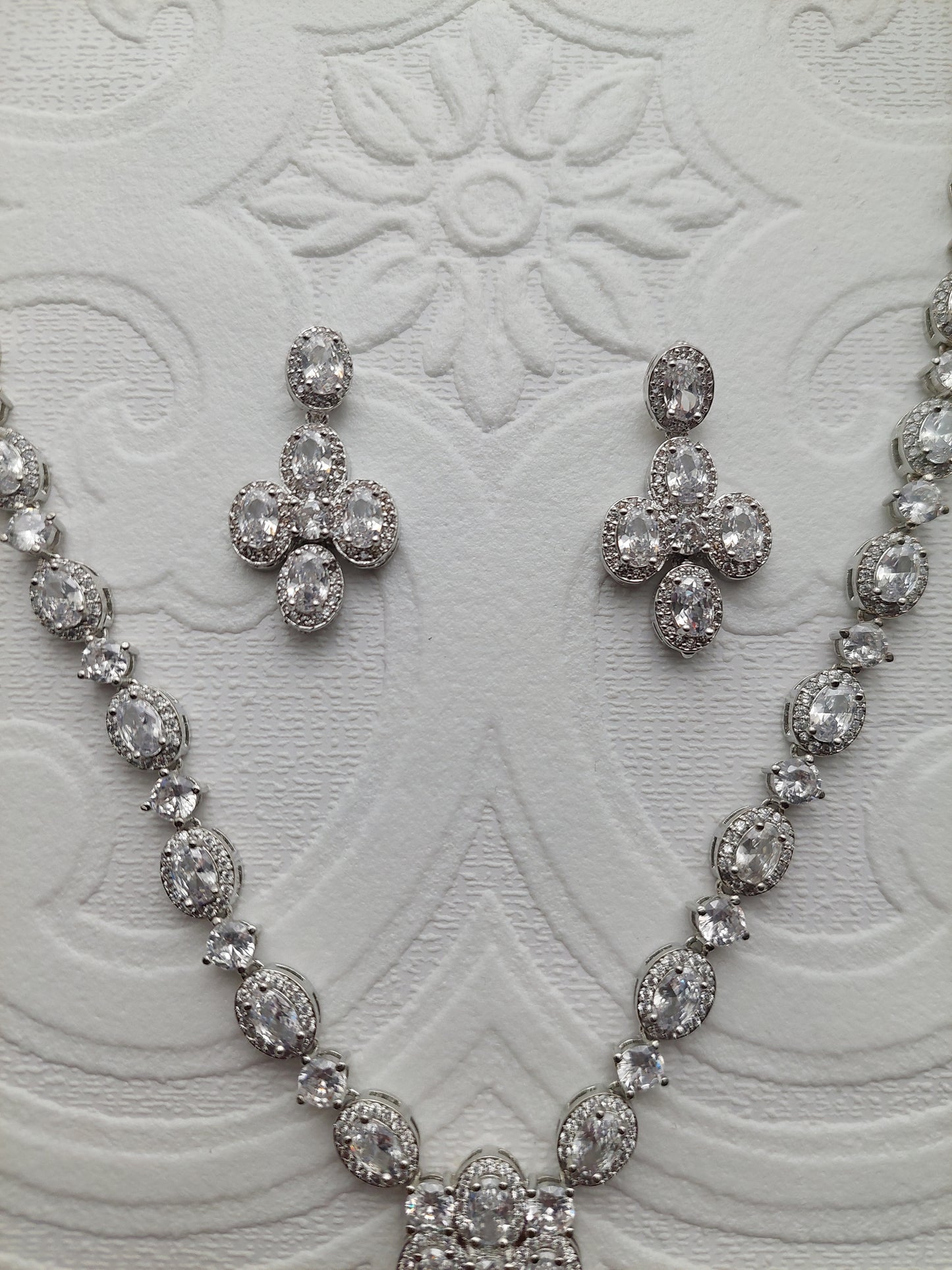 Wedding Earrings Necklace Set