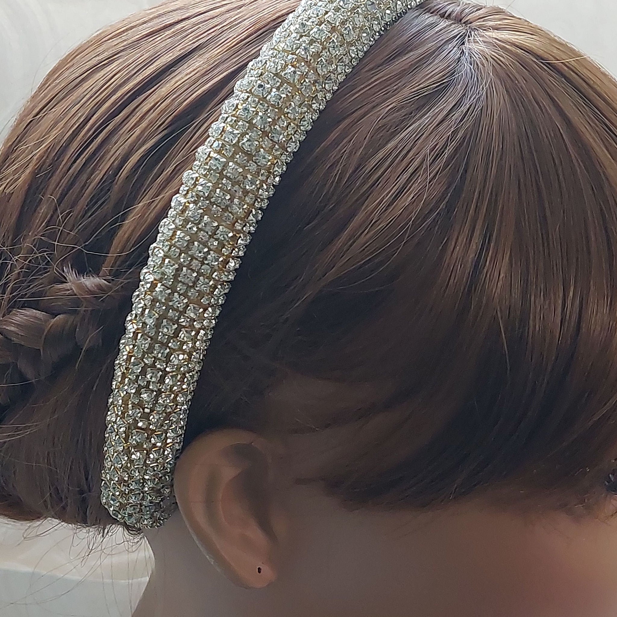 Medium Size Rhinestone Headband