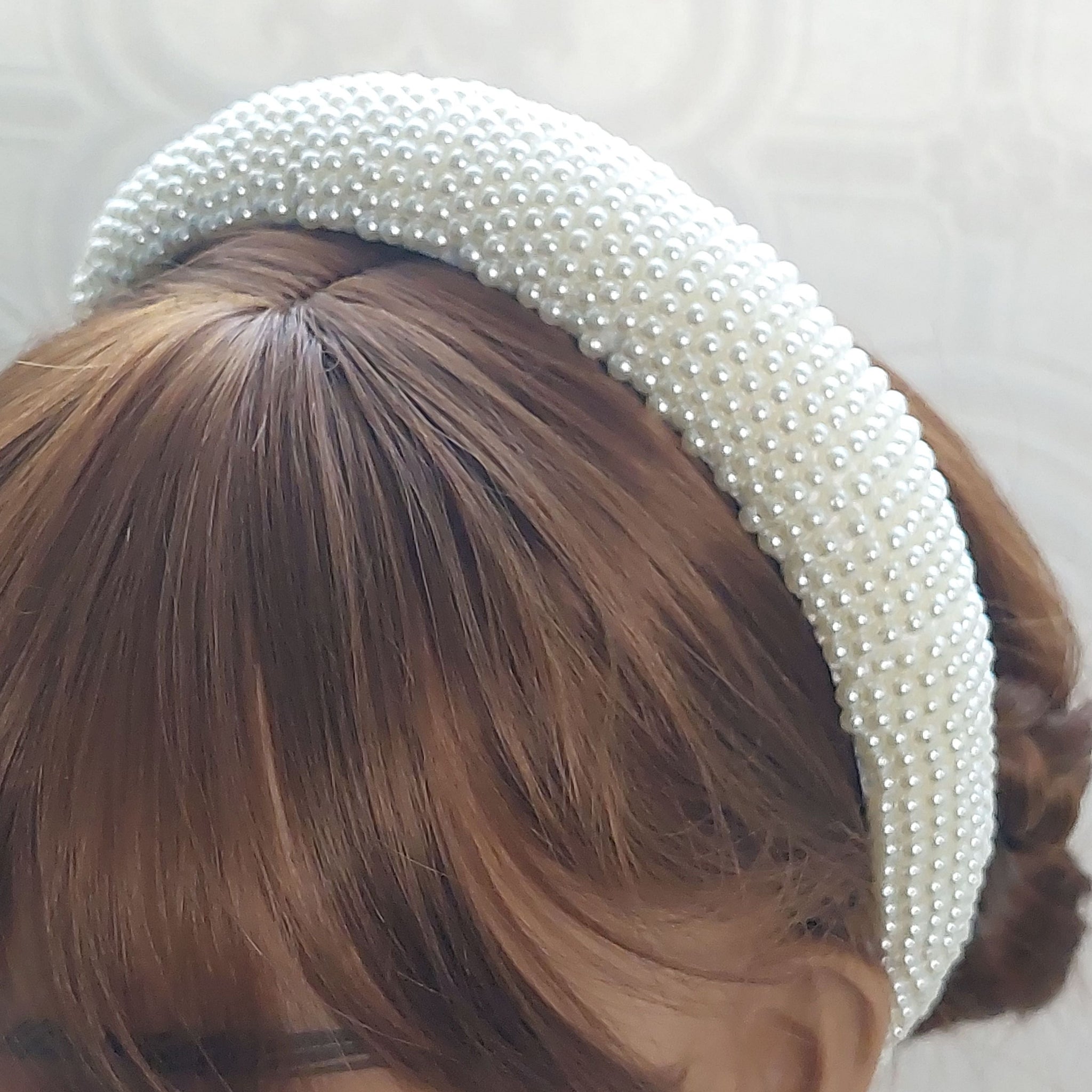 Multiple Rows Pearl Headband