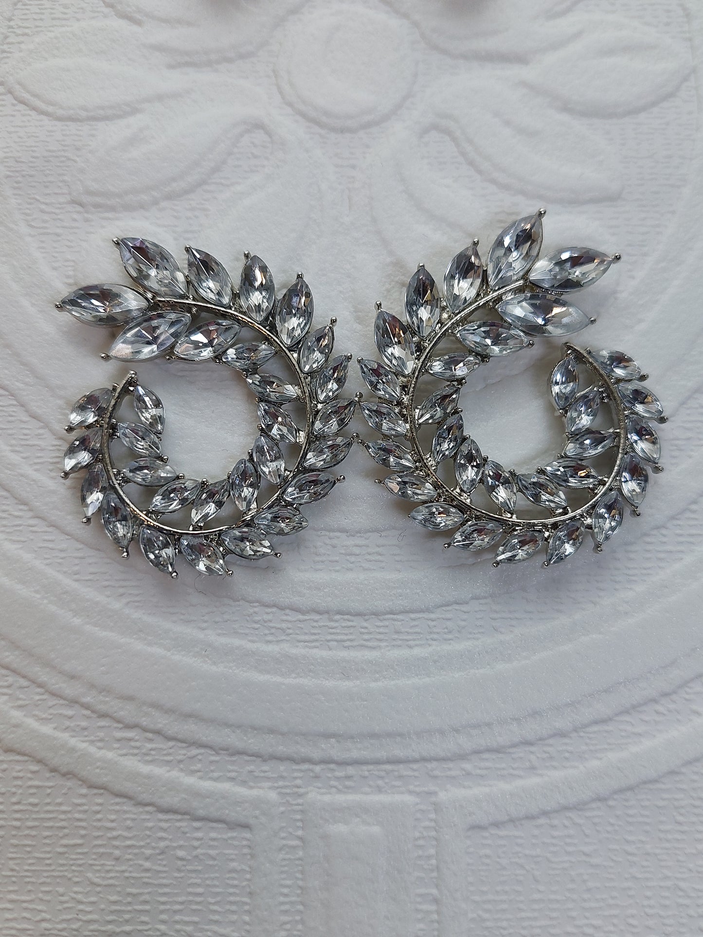 Crystal Swirl Earrings