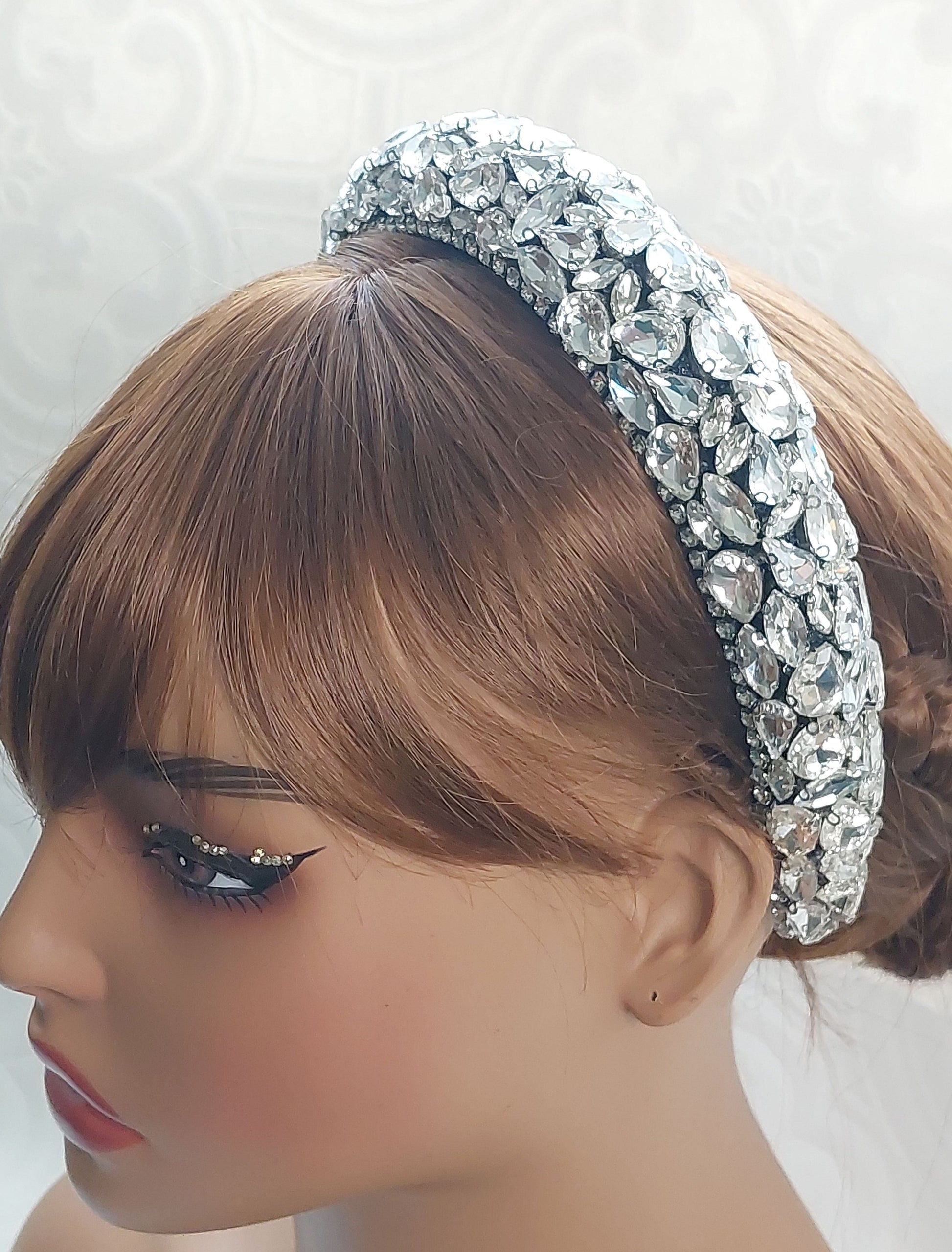 Crystal CZ Headband - HANDMADE