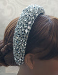 Wide Crystal Headband - HANDMADE