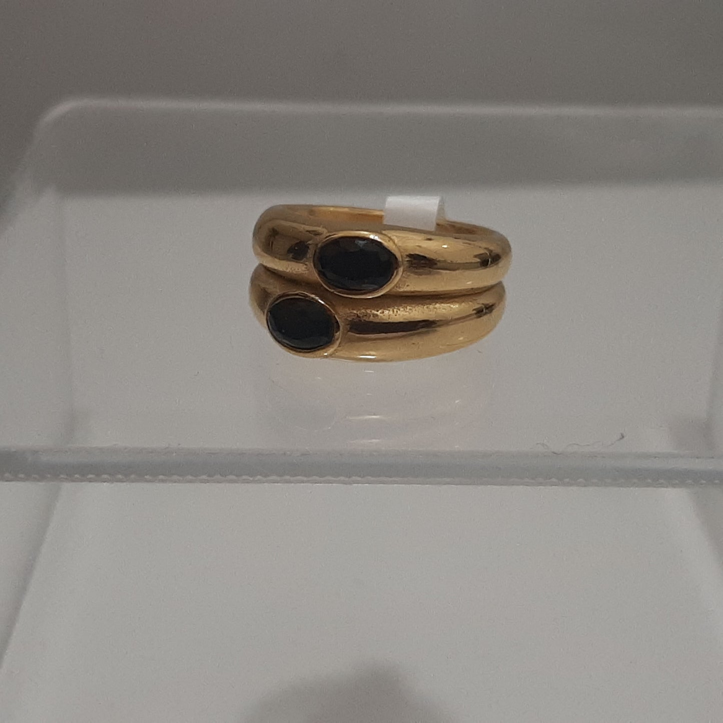 Gold/Black Stacked Ring