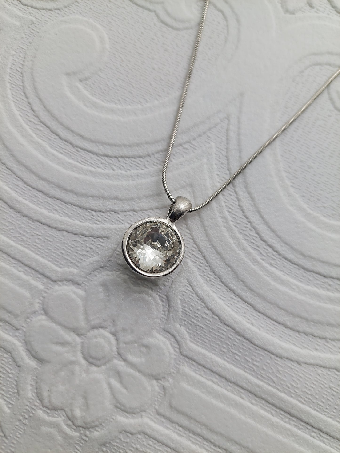 Round Crystal Necklace